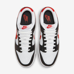 NIKE Dunk Low Black White Red - Foot Arena