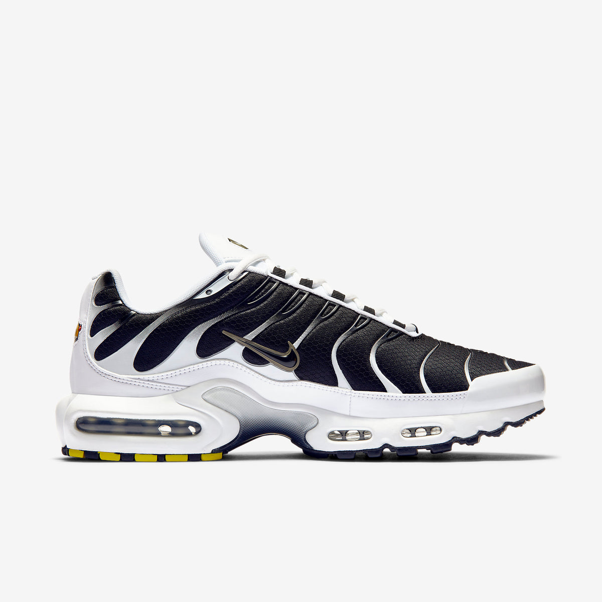 Nike Air Max Plus White Black Metallic Pewter